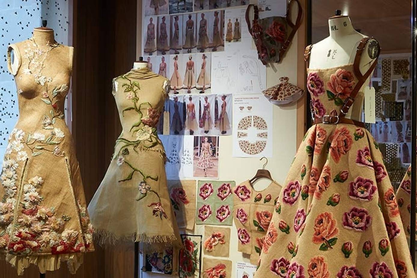 Alexander McQueen opens 'Roses' exhibition at London flagship