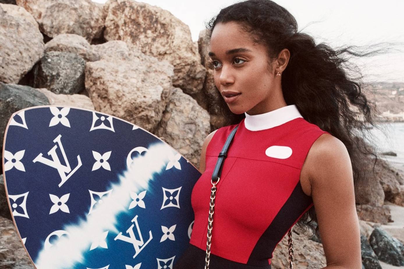 Laura Harrier does the 'Twist' for Louis Vuitton Spring 2021