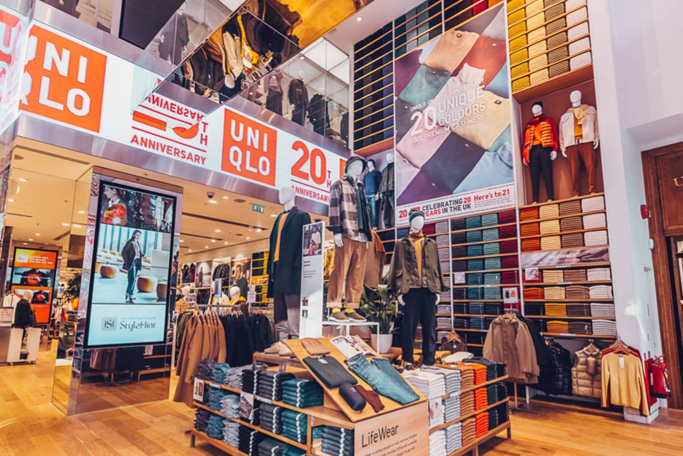 Uniqlo marks 20th anniversary in the UK with special events and partnerships
