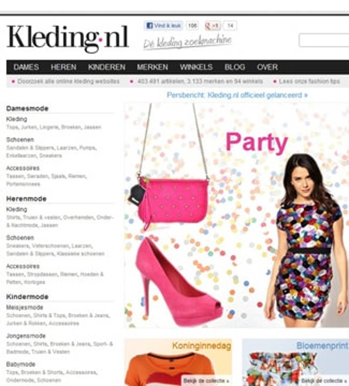 Kleding.nl: zoekmachine voor de modeconsument