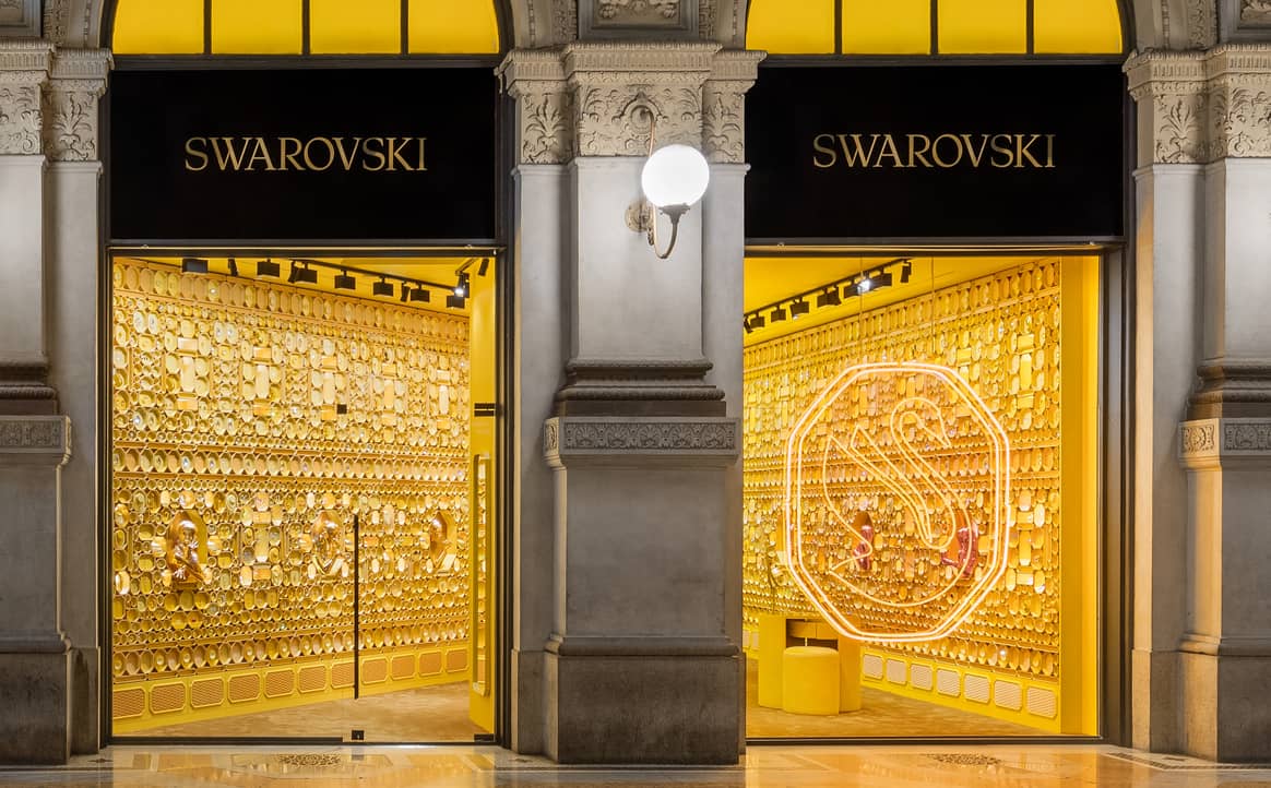 Swarovski reveals new brand identity and store redesign