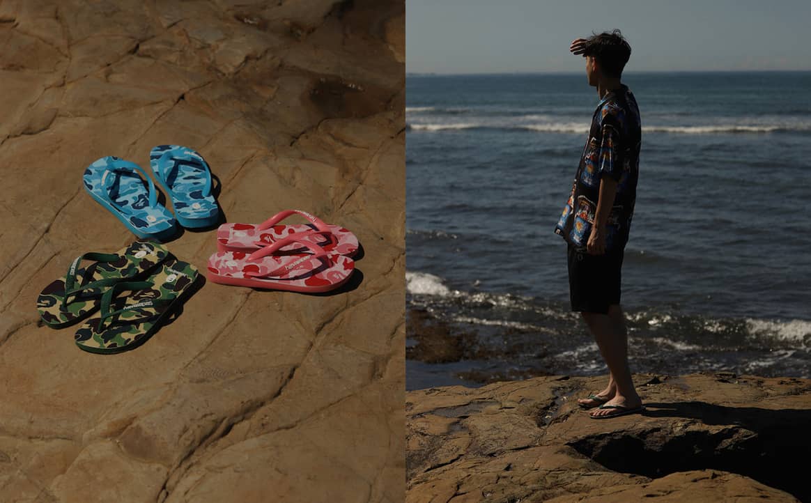 Havaianas and Bathing Ape launch exclusive collaboration
