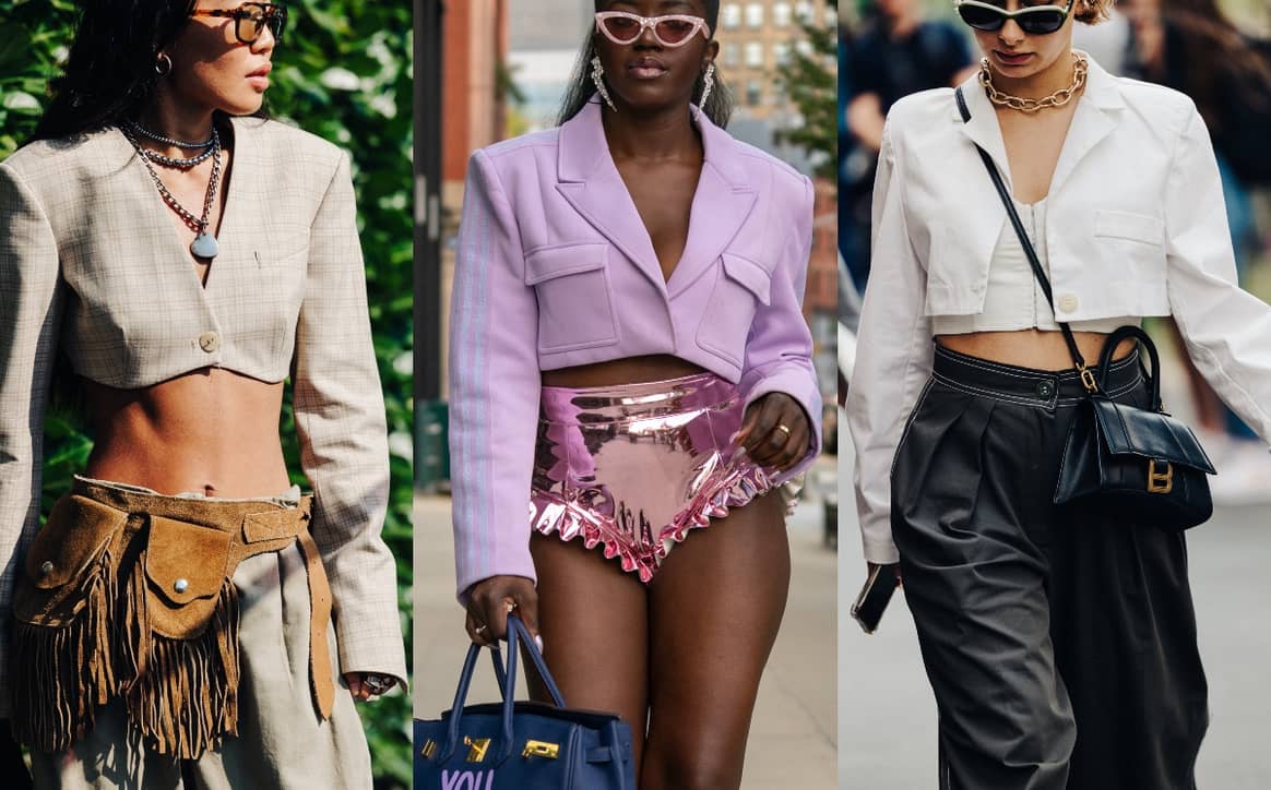 Street style in Milan and New York |  Photos: Nick Leuze (left and right), NYFW/ David Dee Delgado / Getty Images  North America / Getty Images via AFP (centre)