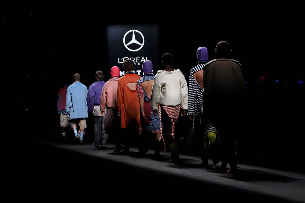 Photo Credits: Rubearth, desfile de la colección “Pata Pollo” en Allianz Ego. Mercedes-Benz Fashion Talent.