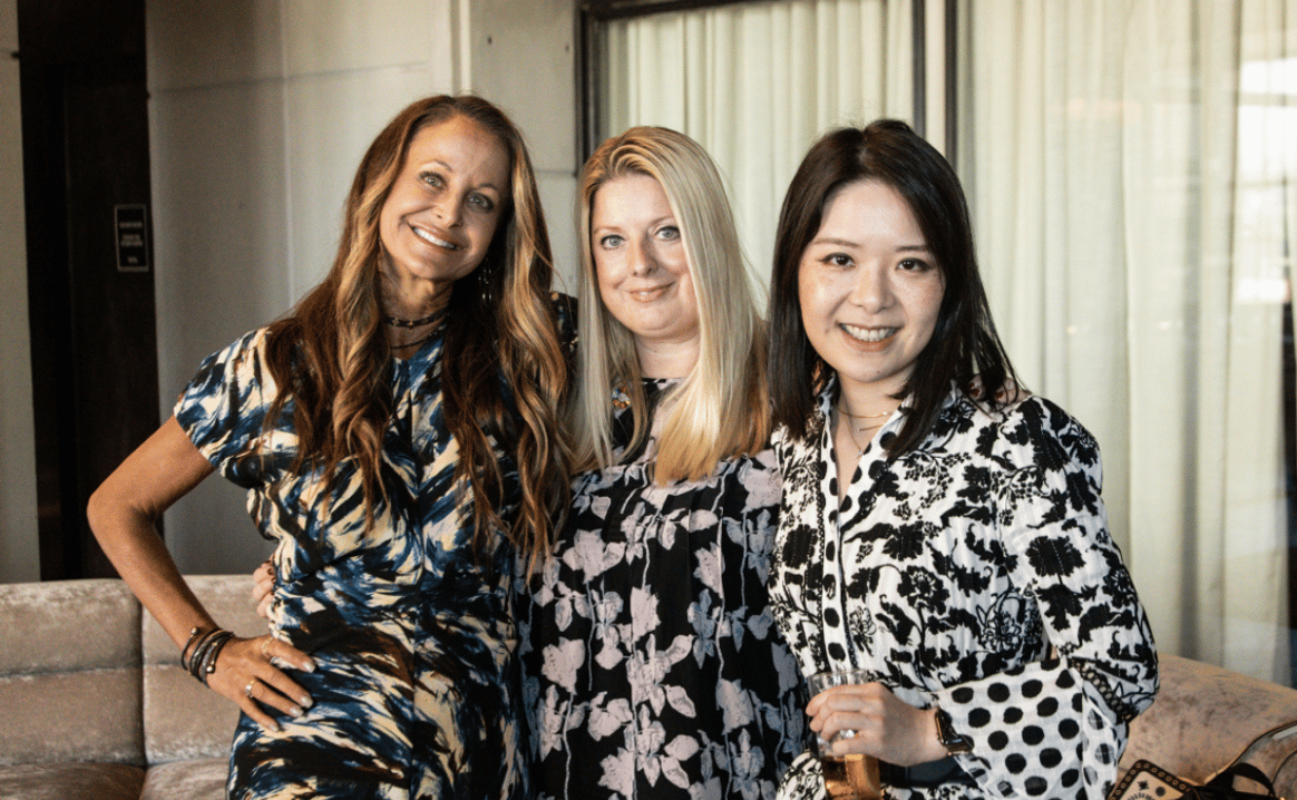 Let to right: Marci Zaroff (Founder/CEO ECOfashion Corp), Kerry Bannigan (Founder, Conscious Fashion Campaign (UN)) and Gabby Hirata (President_CEO, Diane Von Furstenberg) Photo by: Shaina Suri