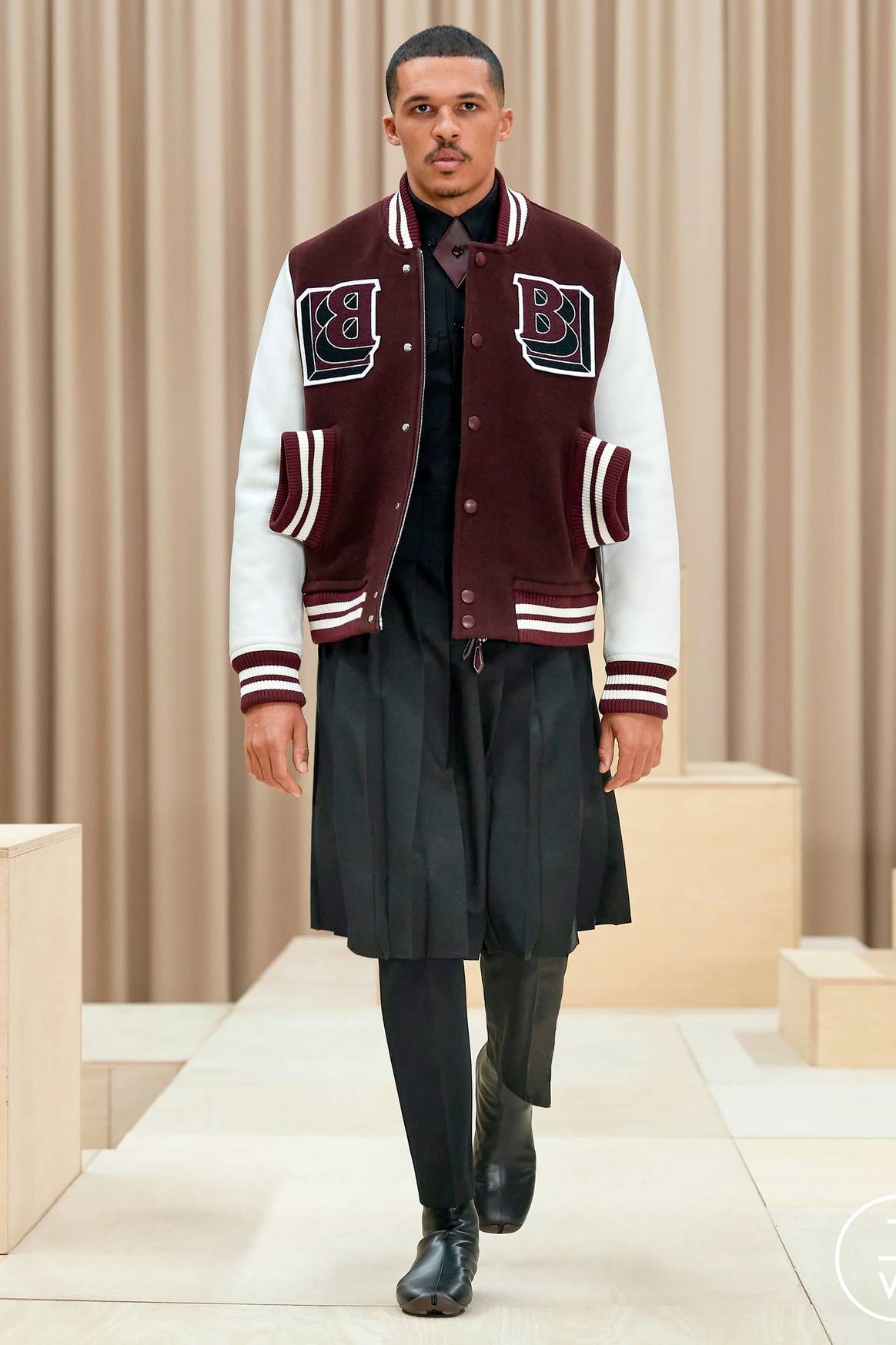 LOUIS VUITTON FW21 GREEN LEATHER VARSITY JACKET EXPERIENCE 