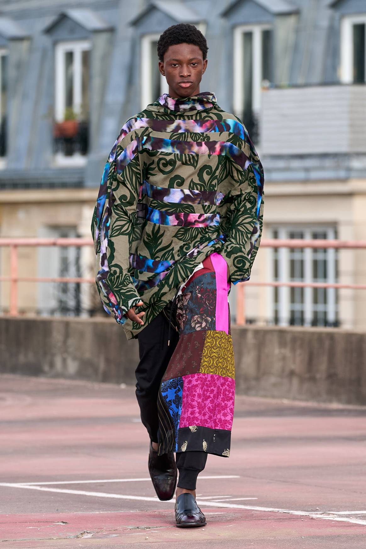 Jacquard Suit in Multicoloured - Dries Van Noten