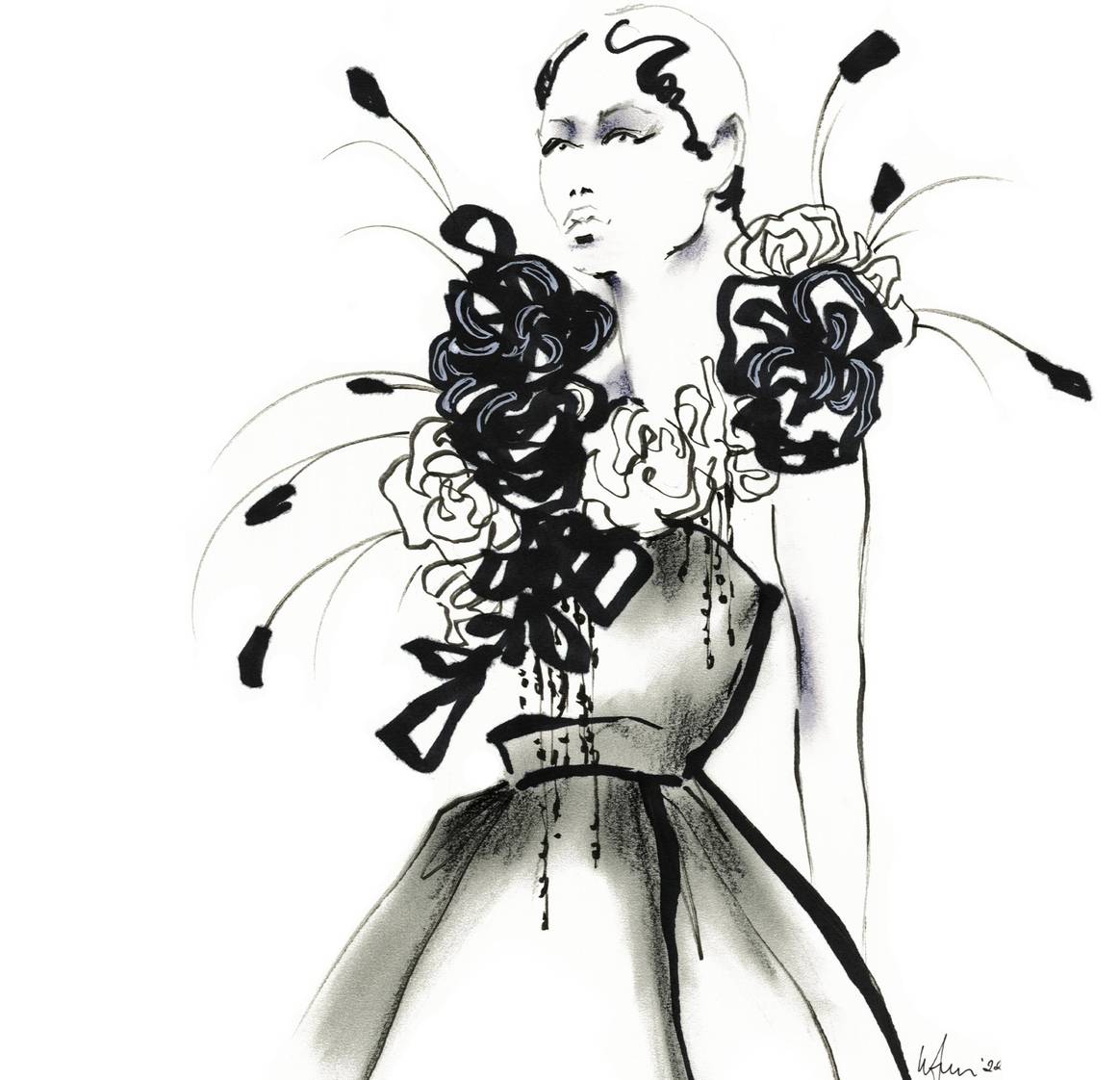 Fashion Strokes illustrator Elly Azizian