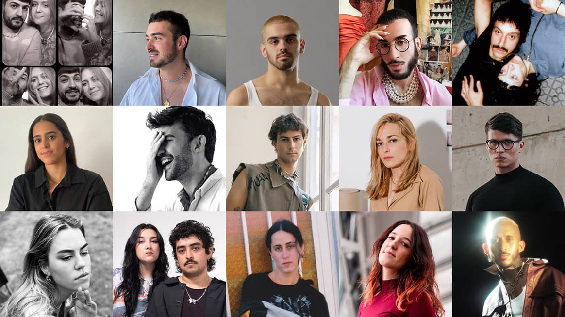 Photo Credits: Los directores creativos de las 15 marcas emergentes finalistas al premio Allianz Ego Confidence in Fashion de septiembre de 2022. Fotografía de cortesía.