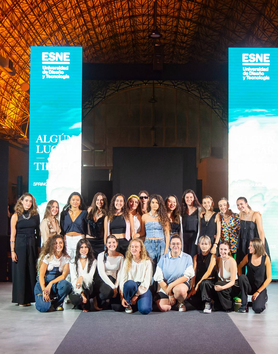 The young designers from ESNE who presented their SS23 fashion show at MBFWMadrid. All images courtesy of the university.