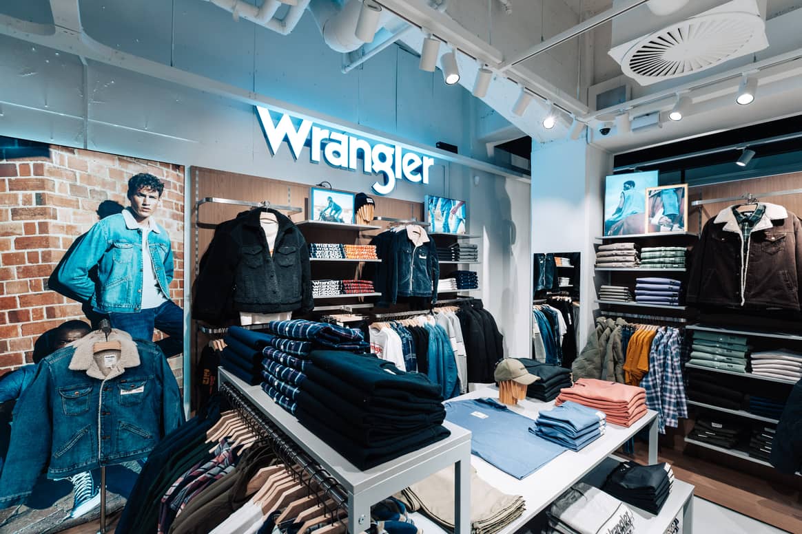 Image: Kontoor Brands; Lee and Wrangler retail store in Berlin