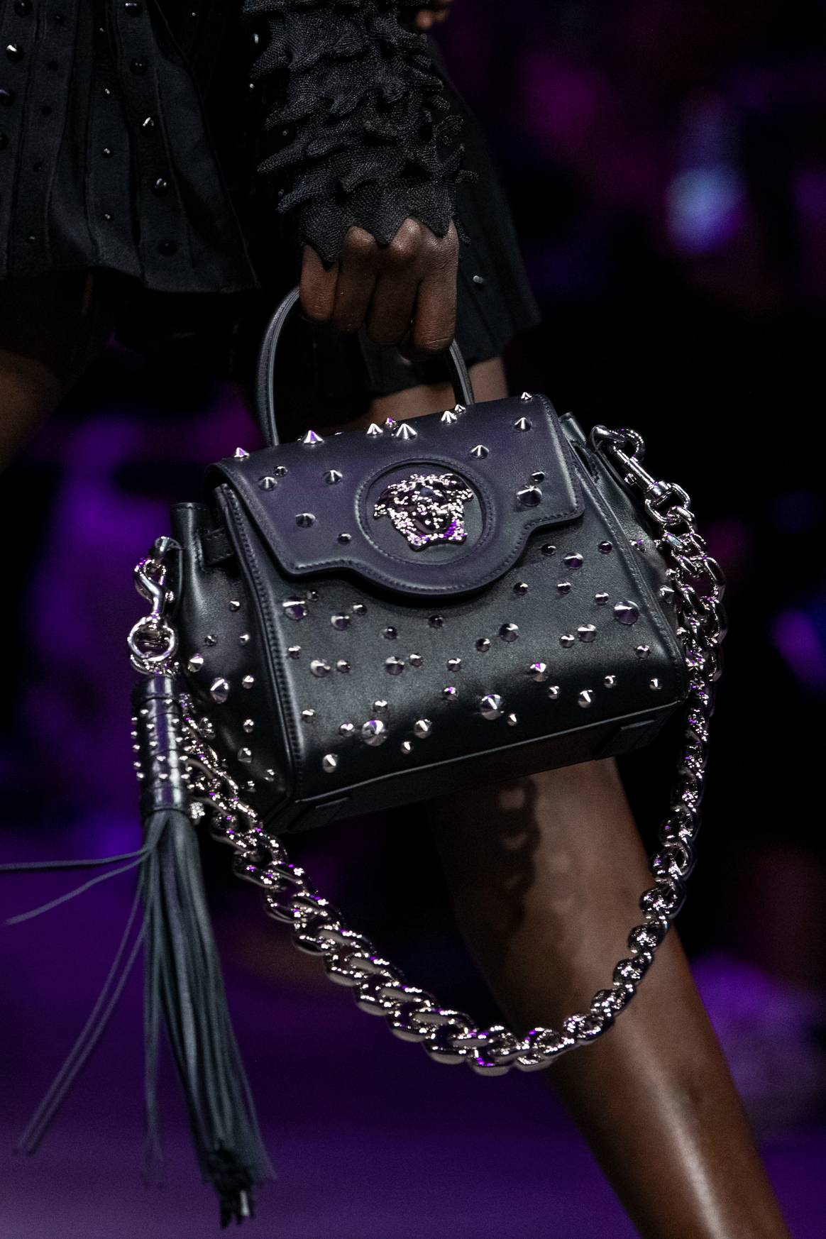 Versace, Handbag. Spring 2022  Bags, Fashion handbags, Versace bag