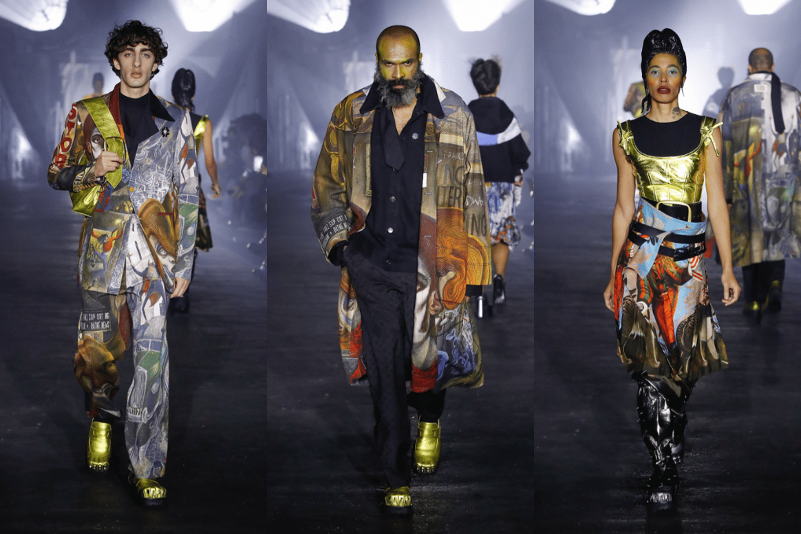Image: Charles Jeffrey Loverboy; AW23, Milan Menswear Fashion Week