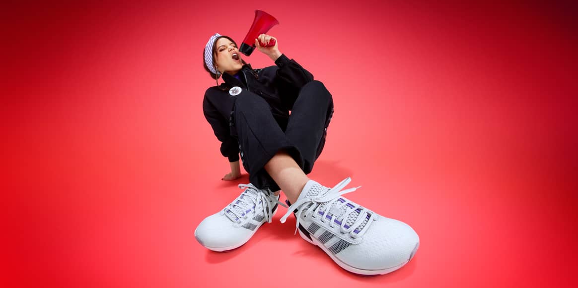 Image: Adidas; Adidas Sportswear, fronted by actress Jenna Ortega