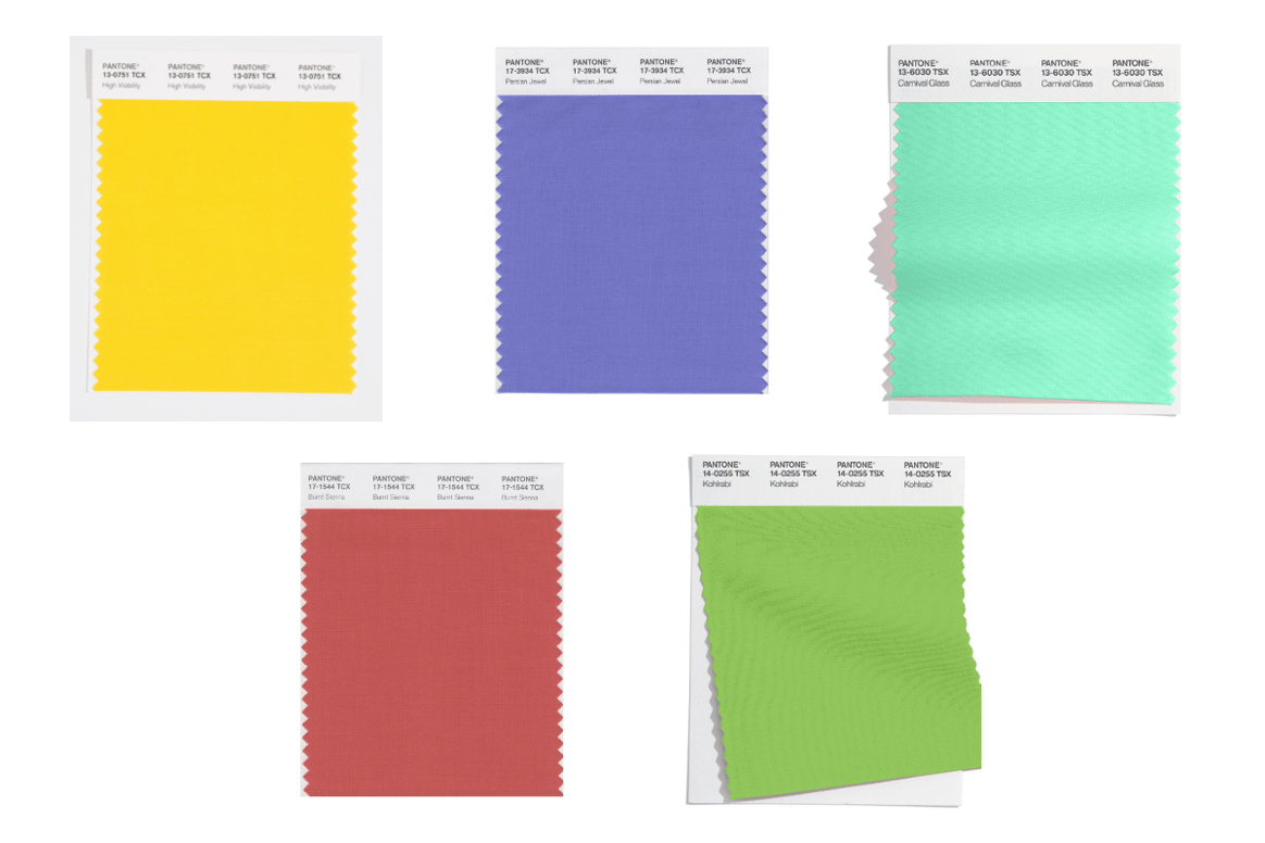 Image: Pantone; New York Fashion Week Colour Trend Report AW23