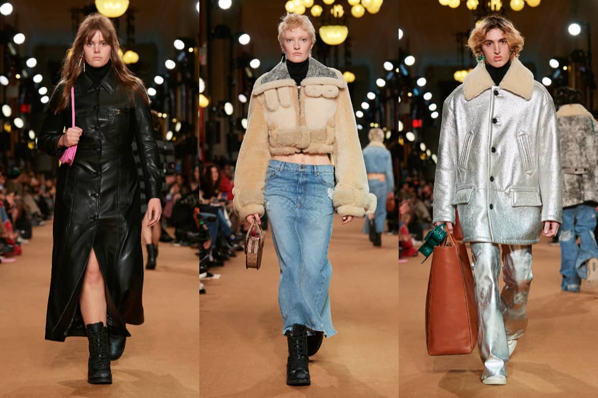Looks from Coach FW23 at NYFW. Image: Coach