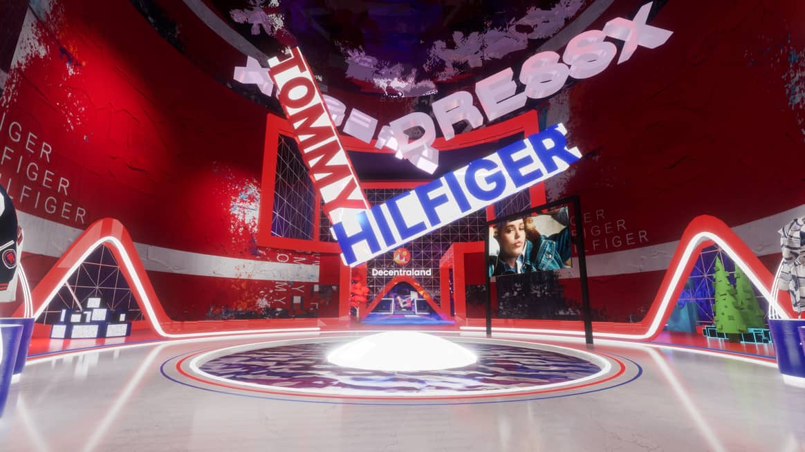 Tommy Hilfiger and Emperia launch multi-metaverse hub for MVFW. Image: Tommy Hilfiger