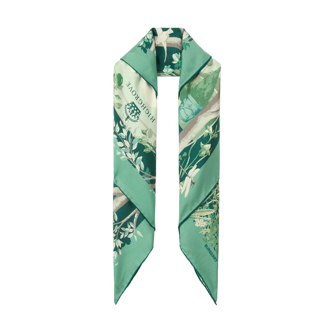 Image: Burberry; Highgrove silk scarf