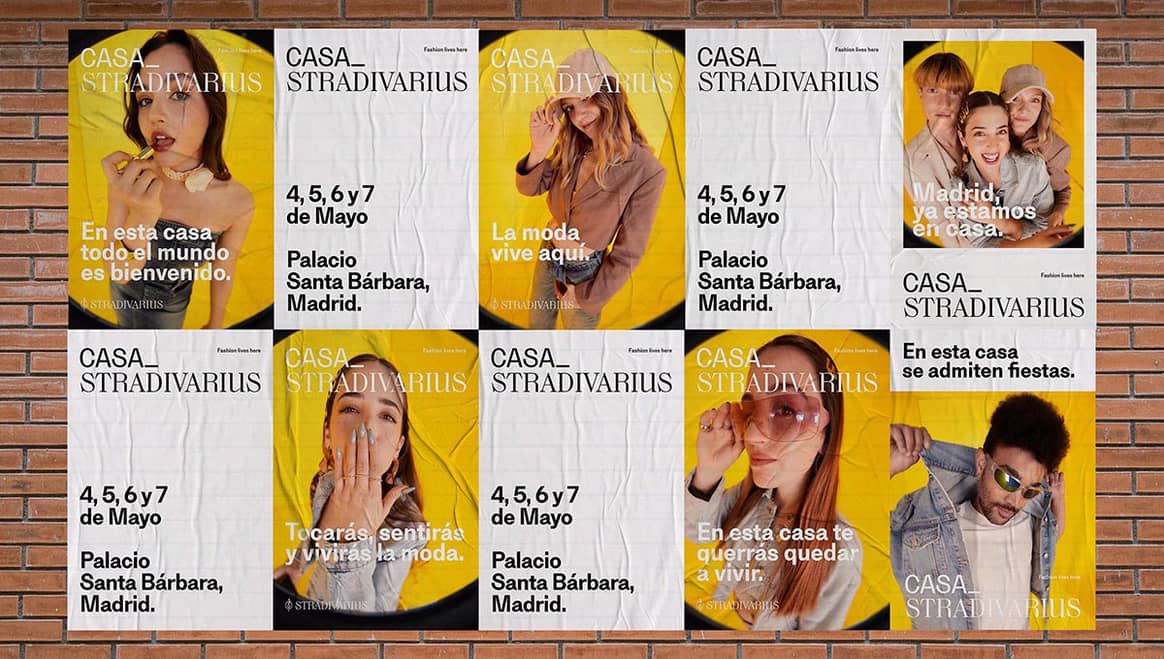 Photo Credits: Imágenes de “Casa Stradivarius”, experiencia pop-up instalada del 4 al 7 de mayo en el Palacio de Santa Bárbara de Madrid.