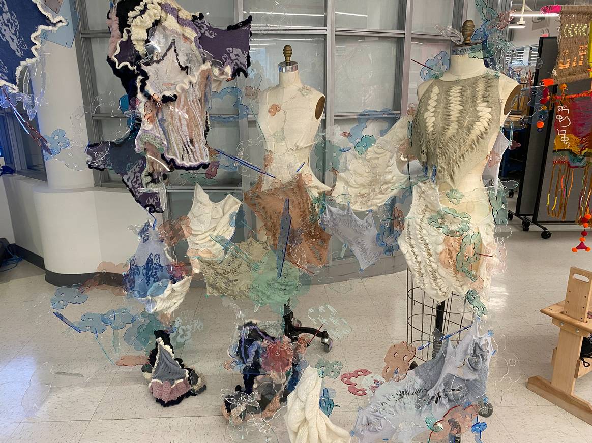 Graduate work from Parsons MFA Textiles, May 2023