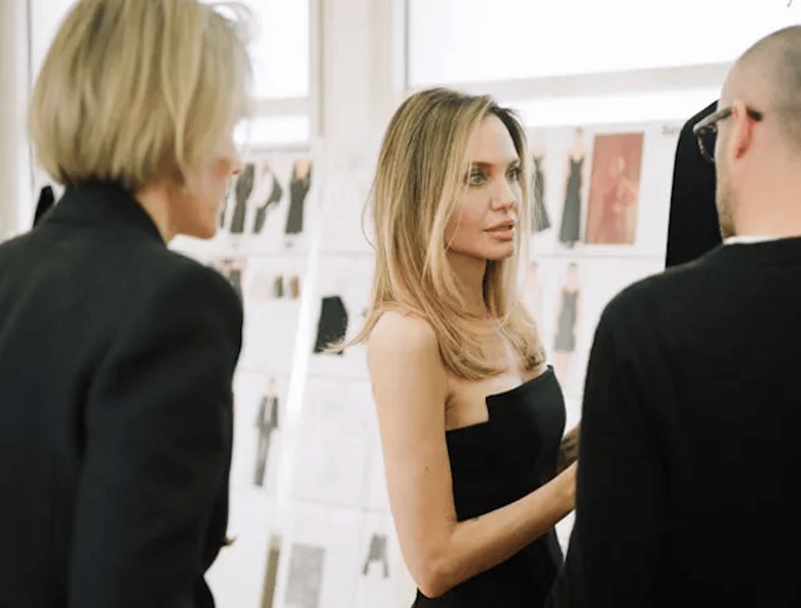 Image: Chloé; Gabriela Hearst and Angelina Jolie collaborating for Atelier Jolie