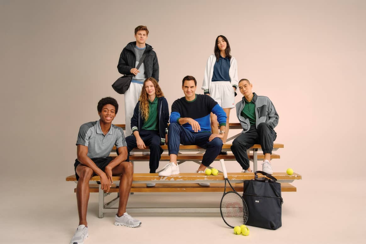 Roger Federer, Uniqlo's ambassador since 2018, unveiled a line in collaboration with the brand