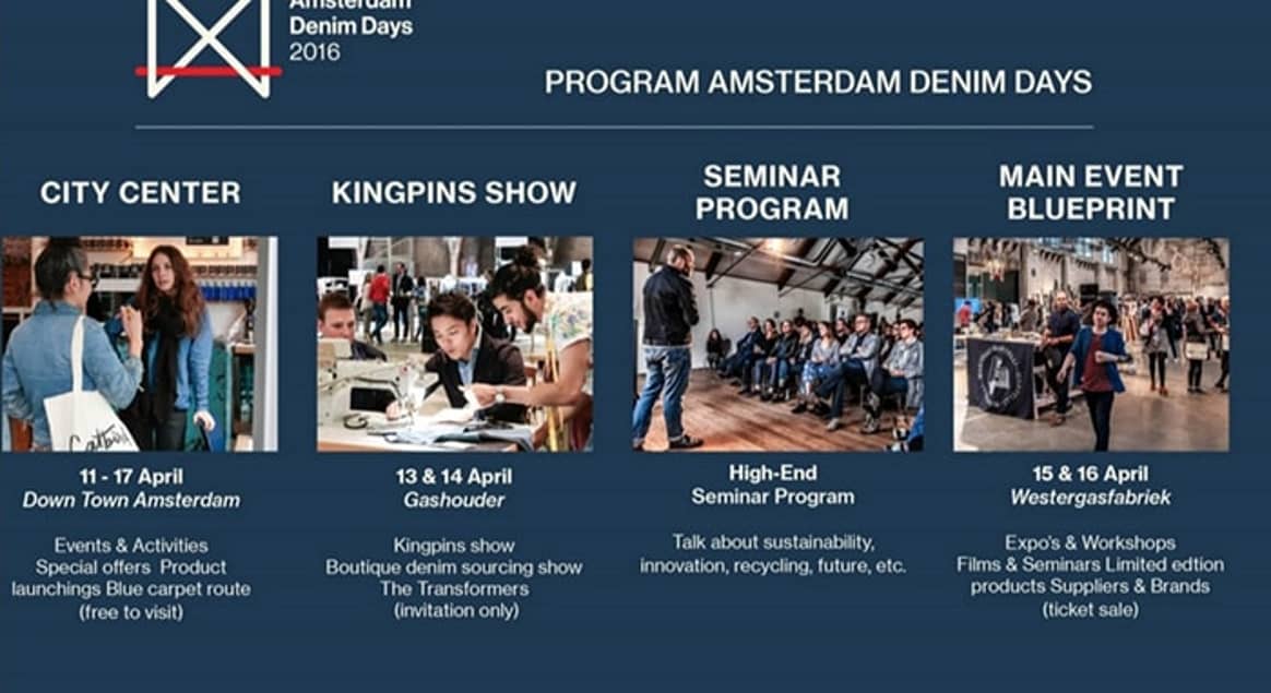 Amsterdam Denim Days 2016: Publieksprogramma