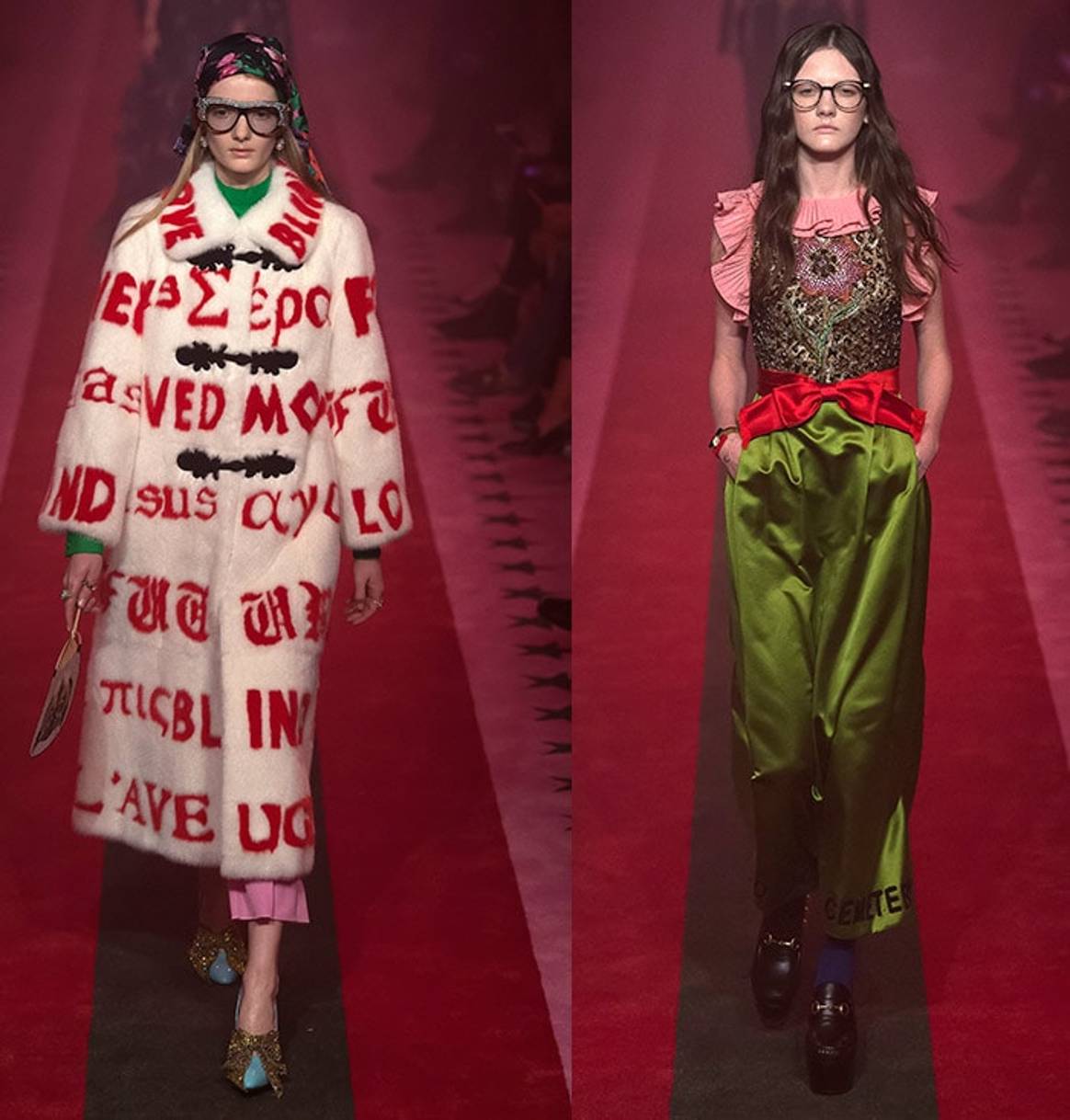 Dit was de Gucci SS17 show tijdens Milan Fashion Week