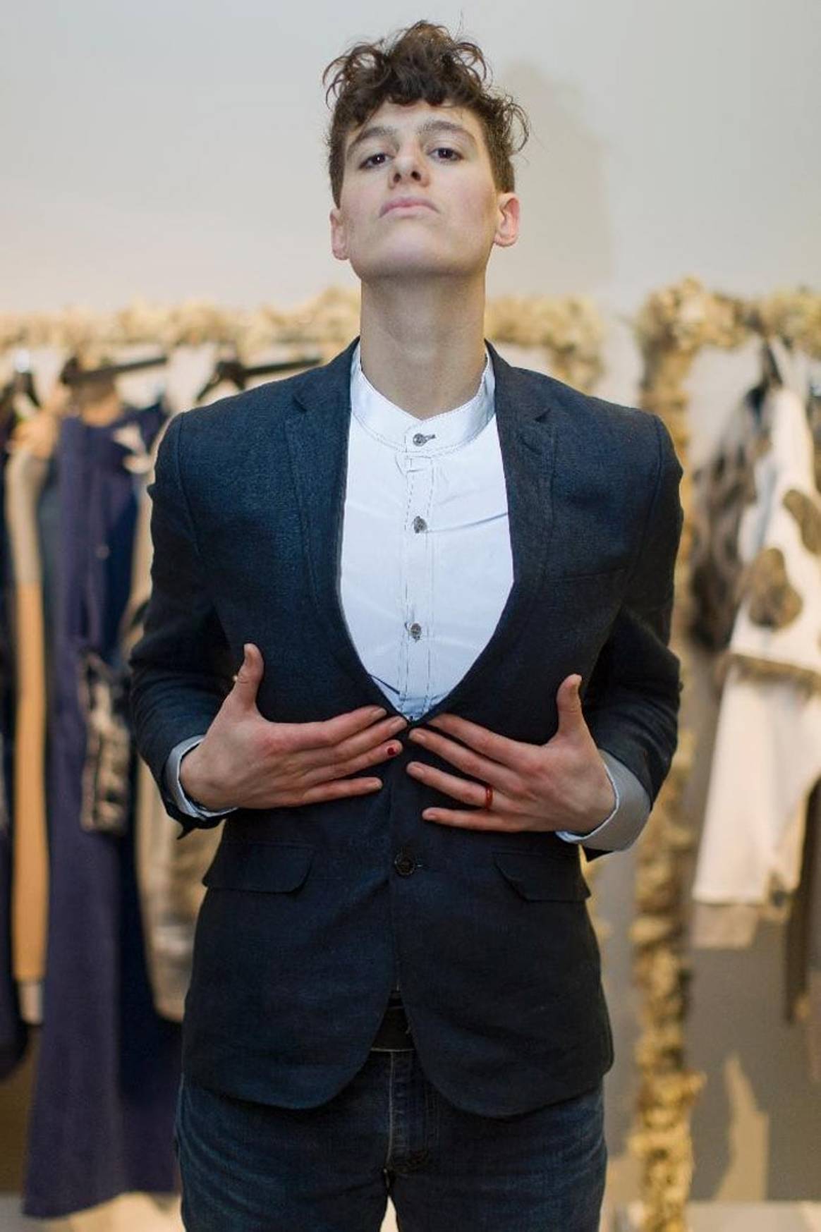 Genderless fashion blurs lines on catwalks at London Fashion Week