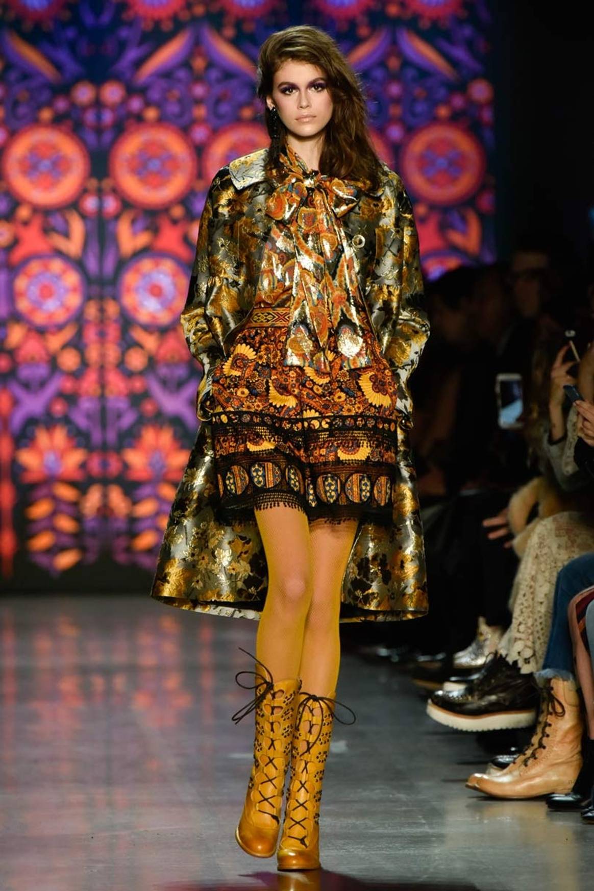 Anna Sui and Rosie Assoulin prove bold colors and patterns are for fall/winter