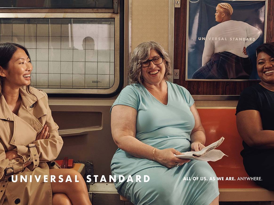 Universal Standard unveils new campaign on NYC subway