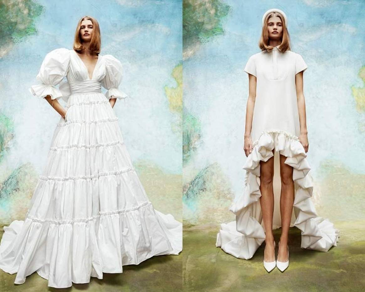 In beeld: 7 standout collecties tijdens Bridal Fashion Week herfst 2020