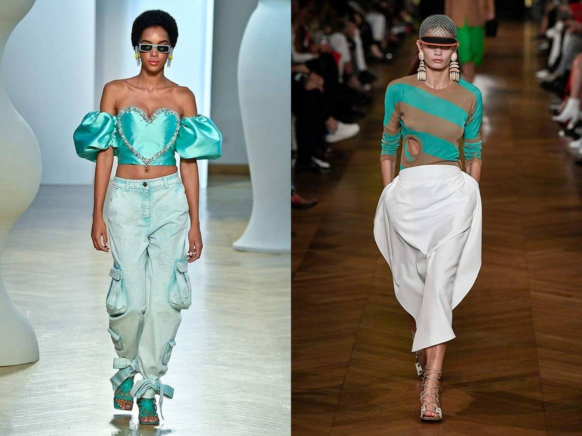 Spotted on the catwalks: Pantone's SS20 fashion colours