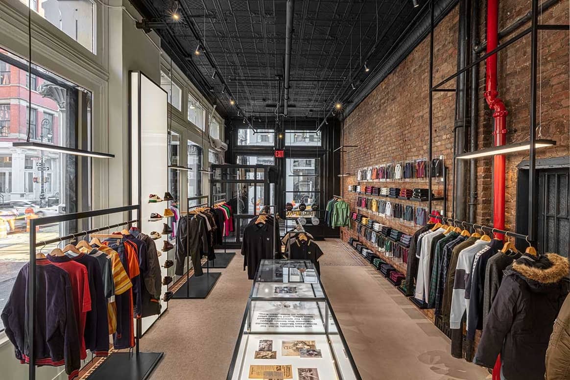 Inside Fred Perry Flagship Store, Manhattan