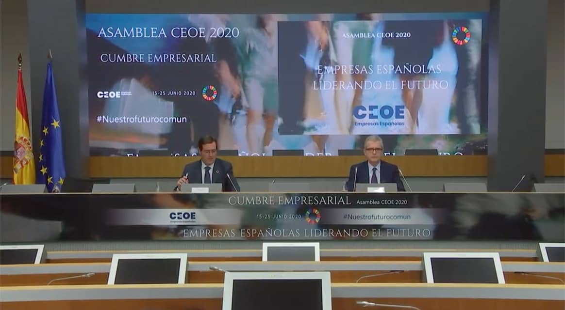 Asamblea de la CEOE: Pablo Isla (Inditex) presenta las 10 conclusiones finales de la cumbre para la reconstrucción