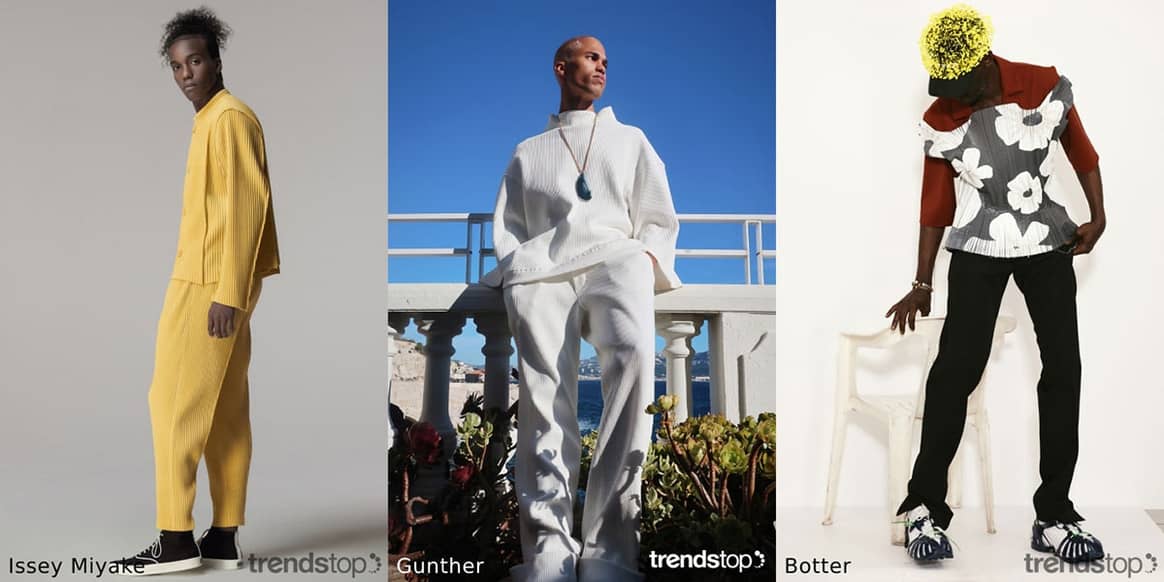 SS21 menswear material trends