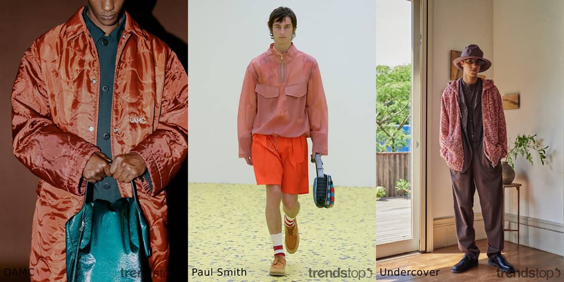 Les tendances couleurs pour la mode masculine printemps-été 2022