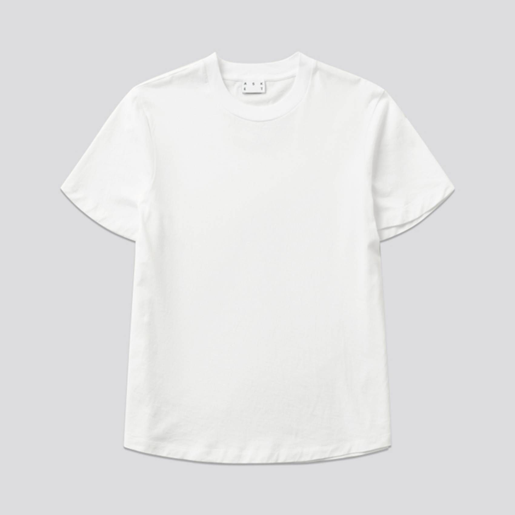 ASKET - T-Shirt White - Organic Cotton - Womens