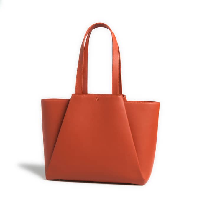 KAAI Midi Pyramid Terracotta Bag