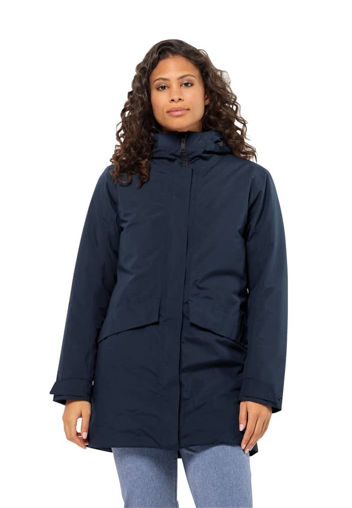 Tempelhof Coat Women Waterdichte winterjas Dames XS blue night blue ...