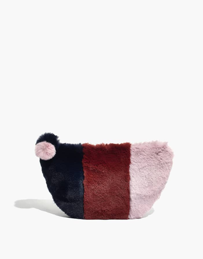 Faux-Fur Half-Moon Pouch | Madewell