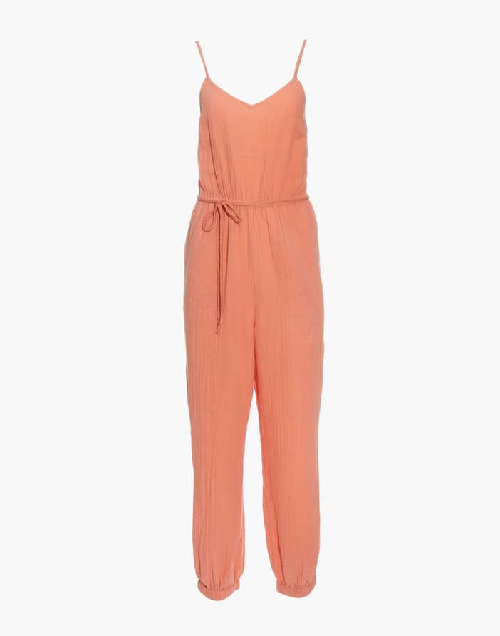 Gauze Tie-Waist Cover-Up Jumpsuit | Madewell