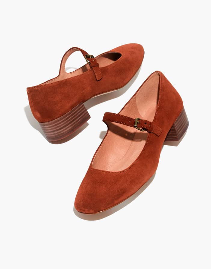 The Delilah Mary Jane in Suede | Madewell