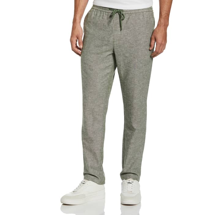 Men's Linen Blend Pull-On Stretch Pants | Original Penguin