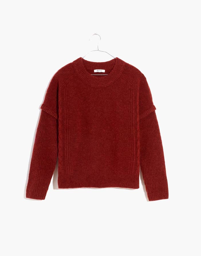 Plus Cable Havener Pullover Sweater | Madewell