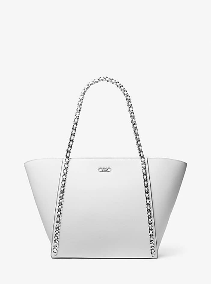 Michael Kors Chain-Link Leather Handbags