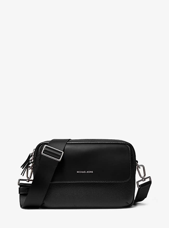 Hudson Pebbled Leather Crossbody Bag