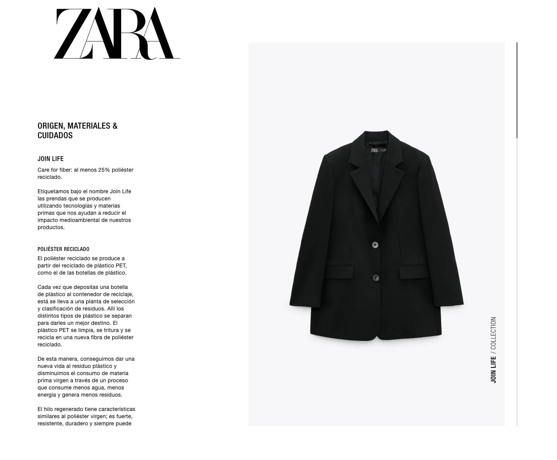 Zara Publishes Sustainability Manifesto