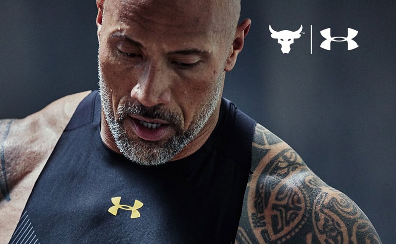 Under Armour and Dwayne “The Rock” Johnson top ranking of best
