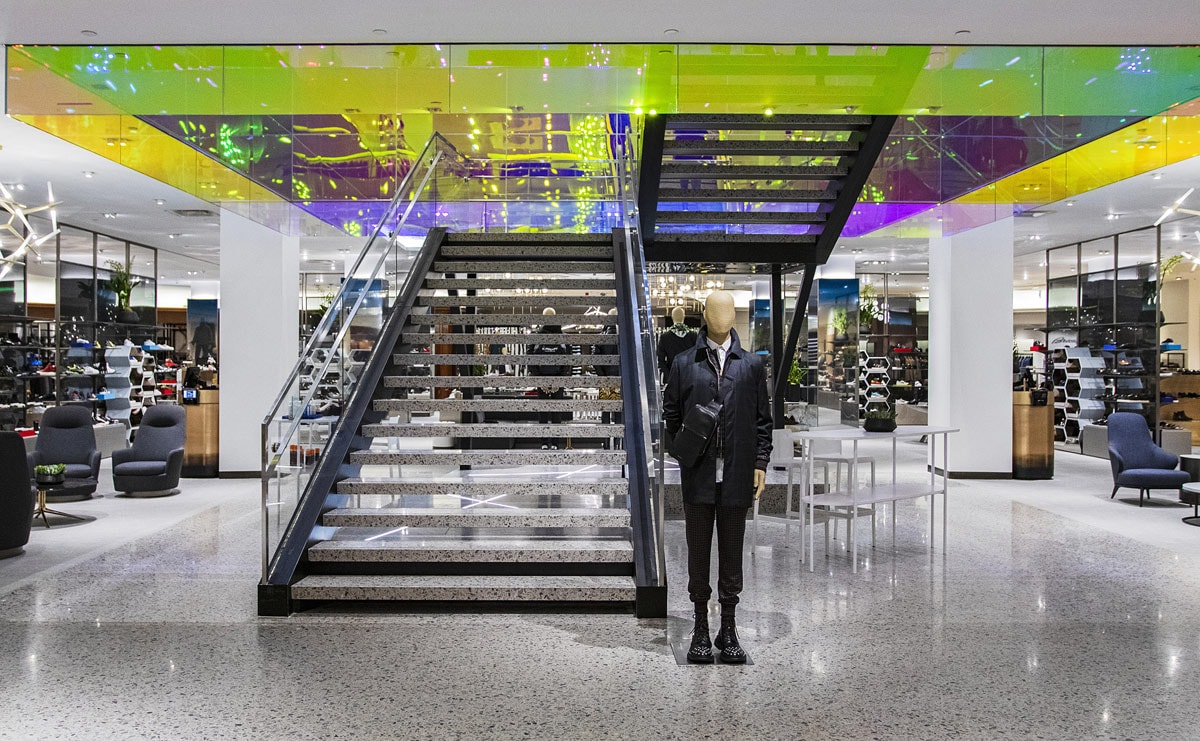 Saks Fifth Avenue debuts its newly renovated men's footwear department